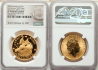 Elizabeth II gold Proof "Mayflower 400th Anniversary" 100 Pounds (1 oz) 2020 PR70 Ultra Cameo NGC, KM-Unl. Mintage: 500. One of First 100 Struck. Incl...
