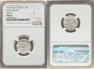 Mughal Empire. Shah Jahan 1/2 Rupee AH 1068 Year 31 (1657/1658) MS62 NGC, Surat mint, KM235.23. 

HID09801242017

© 2022 Heritage Auctions | All Right...