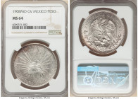 Republic Peso 1908 Mo-GV MS64 NGC, Mexico City mint, KM409.2. A flashy near gem with traces of magenta luster. 

HID09801242017

© 2022 Heritage Aucti...