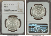 Estados Unidos Peso 1943-M MS67 NGC, Mexico City mint, KM455. A gorgeous Gem Mint State Peso with inviting, metallic fields. 

HID09801242017

© 2022 ...