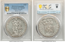 Batavian Republic. Provincial 3 Gulden 1795 AU Details (Cleaned) PCGS, Utrecht mint, KM9.3. 

HID09801242017

© 2022 Heritage Auctions | All Rights Re...