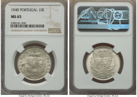 Republic Pair of Certified 10 Escudos 1940 NGC, KM582. Graded MS65 and MS64+. Sold as is, no returns. 

HID09801242017

© 2022 Heritage Auctions | All...