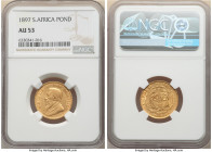 Republic gold Pond 1897 AU53 NGC, Pretoria mint, KM10.2. An Almost Uncirculated Pond with buttery motifs. 

HID09801242017

© 2022 Heritage Auctions |...