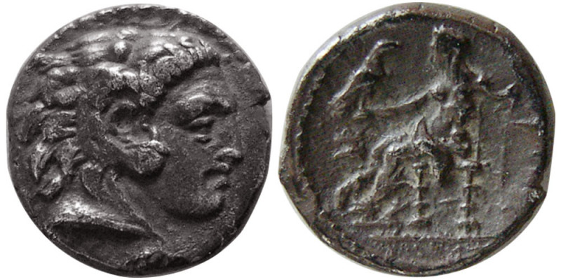 SELEUKID KINGS. Seleukos I Nikator. 312-281 BC. AR obol (0.71 gm; 9 mm). Ecbatan...