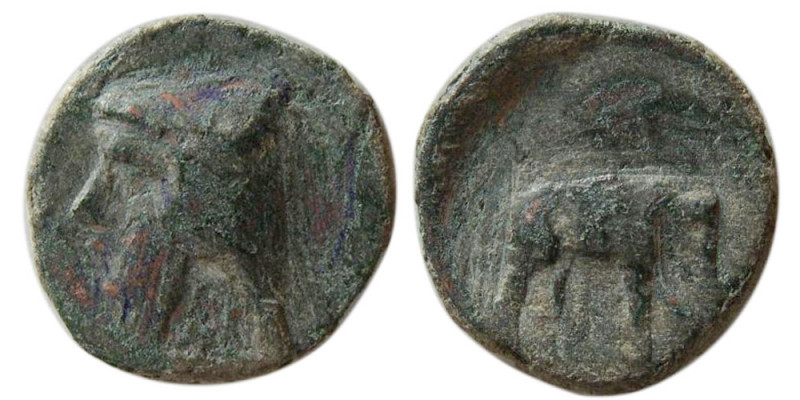 KINGS of PARTHIA. Arsaces II (211-185 BC). Æ chalkos (1.75 gm; 17 mm). Mithradat...