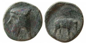 KINGS of PARTHIA. Arsaces II (211-185 BC). Æ chalkos. Very rare.