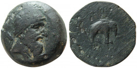 KINGS of PARTHIA. Mithradates I (165/4-132 BC). Æ Oktachalkos. Ecbatana.