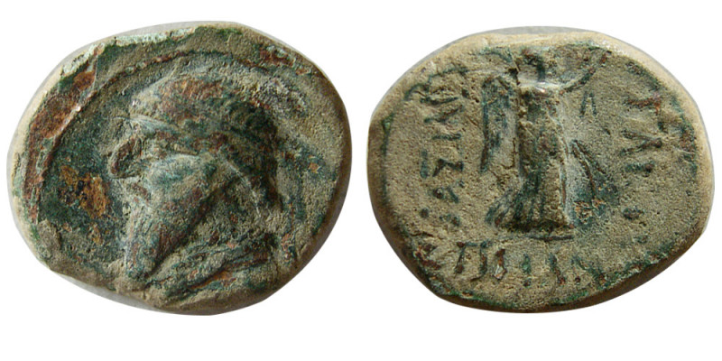 KINGS of PARTHIA. Mithradates II. (121-91 BC). Æ Dichalkos (2.77 gm; 17 mm). Ecb...