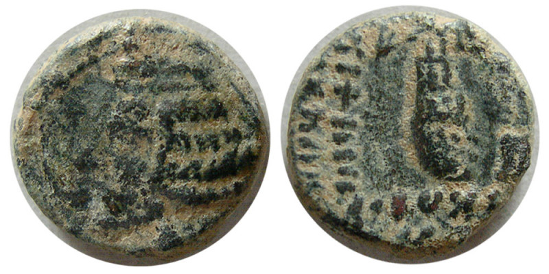 KINGS of PARTHIA. Orodes II. (54-37 BC). Æ dichalkos (1.61 gm; 10 mm). Ecbatana ...