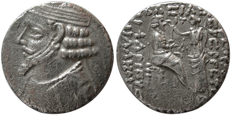 KINGS of PARTHIA. Phraates IV (38/7-2 BC). AR tetradrachm (14.23 gm; 25 mm). Sel...