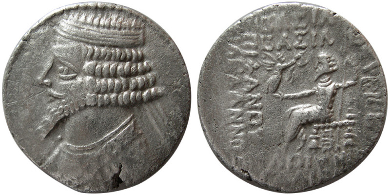 KINGS of PARTHIA. Tiridates (29-27 BC). AR tetradrachm (14.67 gm; 27 mm). Year 2...