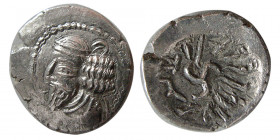 KINGS of PERSIS. Pakor I. 1st Century AD. AR hemidrachm. Scarce.