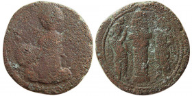SASANIAN KINGS, Hormizd I, 272-273 AD. Æ unit. Extremely rare.
