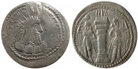 SASANIAN KINGS. Bahram (Varhran) I, 273-276 AD. AR Obol. RRR.