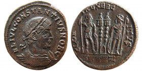 ROMAN EMPIRE. Constantine II. 317-337 AD. Æ Nummus.