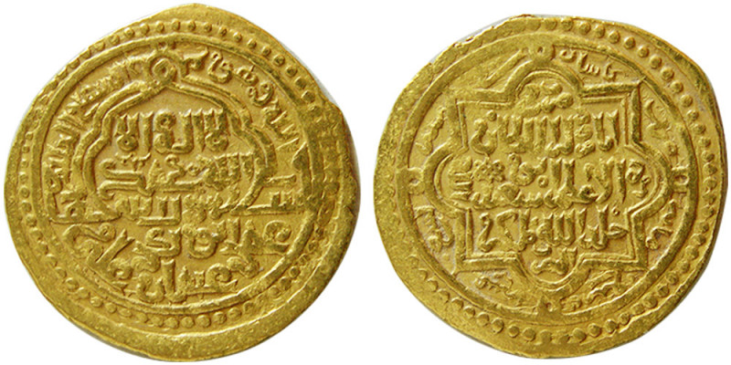 ILKHANS of PERSIA, Abu Sa’id 716-736 H.(1316-1335 AD). Gold dinar (4.23 gm; 24 m...