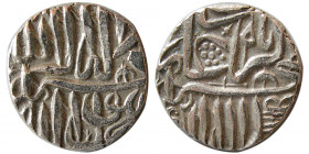 INDIA, Mughal. Akbar I, 1558-1605. AR Mahmudi. Mulher, AH. 1215(Sic)