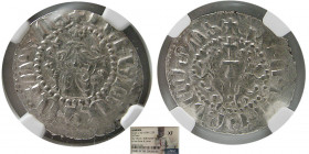 KINGS of ARMENIA; Levon I. 1198-1219 AD. AR Tram. NGC XF.