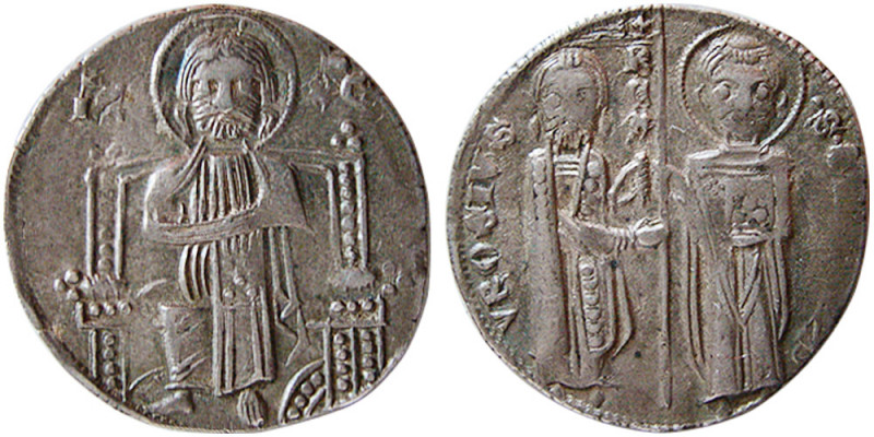 ITALY. Venezia (Venice). Giovanni Soranzo, 1312-1328 AD. Silver Grosso (2.02 gm;...