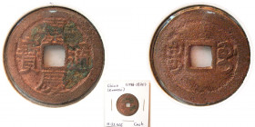 CHINA. (Kwanbsi). Ren Zong. (1796-1820). Bronze Cash.
