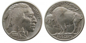 UNITED STATES. Buffalo Nickel. dated 1935. Choice Gem BU.