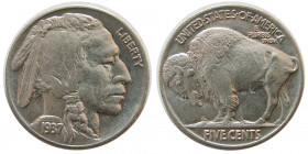 UNITED STATES. Buffalo Nickel. dated 1937. Choice Gem BU.