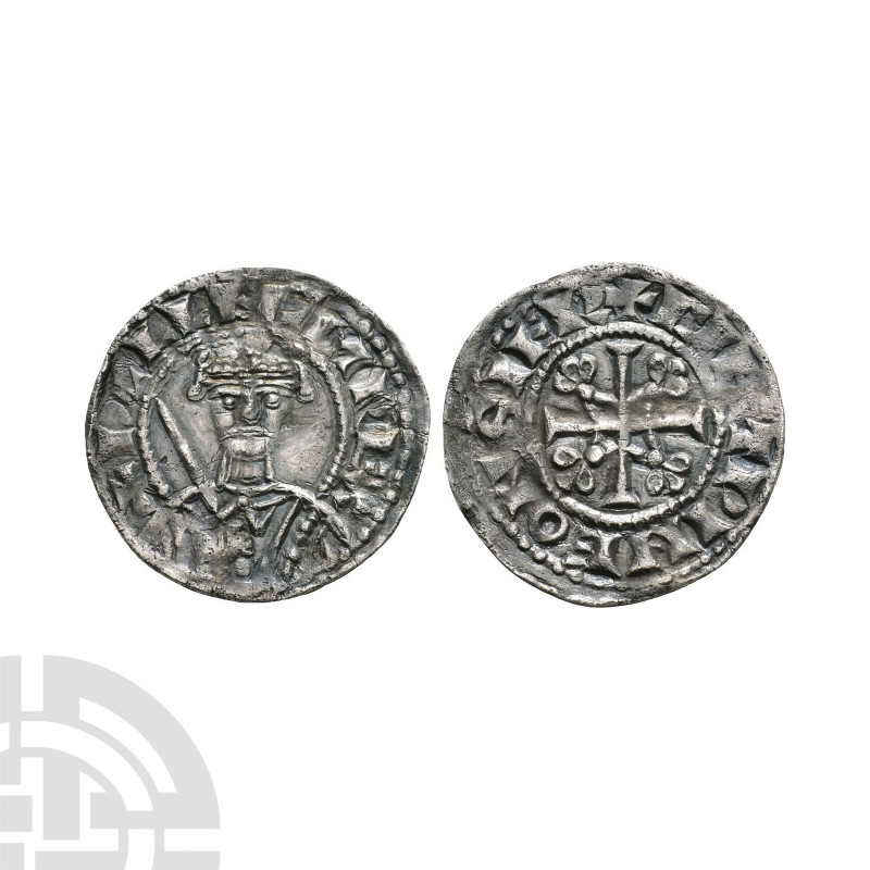 William I - Shaftesbury / Centwine - Sword Penny 1077-1080 A.D. BMC type vi. Obv...