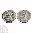 Macedonia - Alexander III (the Great) - Aspendos AR Tetradrachm 190-189 B.C. Aspendos, Pamphylia mint, posthumous issue, dated year 23. Obv: head of H...