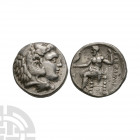 Macedonia - Alexander III (the Great) - AR Tetradrachm 315-311 B.C. Struck under Peithon, Babylon mint. Obv: head of Herakles right, wearing lionskin ...