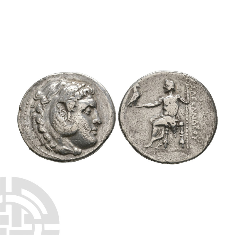 Macedonia - Alexander III (the Great) - Apamea Countermarked AR Tetradrachm 221-...