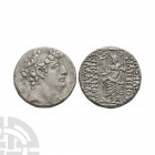 Seleukid Kingdom - Philip I Philadelphus - Tetradrachm After 83 B.C. Obv: diademed head of Philip Philadelphus right. Rev: BASILEWS FILIPPOY EPIFANOYS...