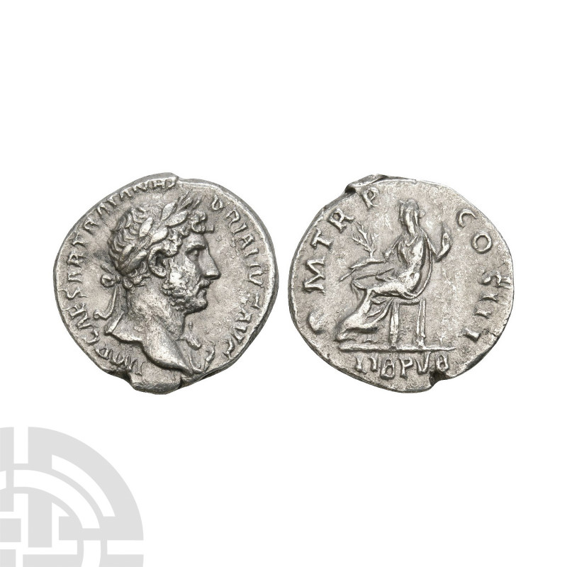 Hadrian - Libertas AR Denarius 123 A.D. Rome mint. Obv: IMP CAESAR TRAIAN HADRIA...