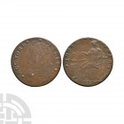 USA - 1787 - Auctori Plebis - Colonial Halfpenny Token Dated 1787 A.D. Philadelphia (?) Obv: profile laureate bust left with AUCTORI PIEBIS legend wit...