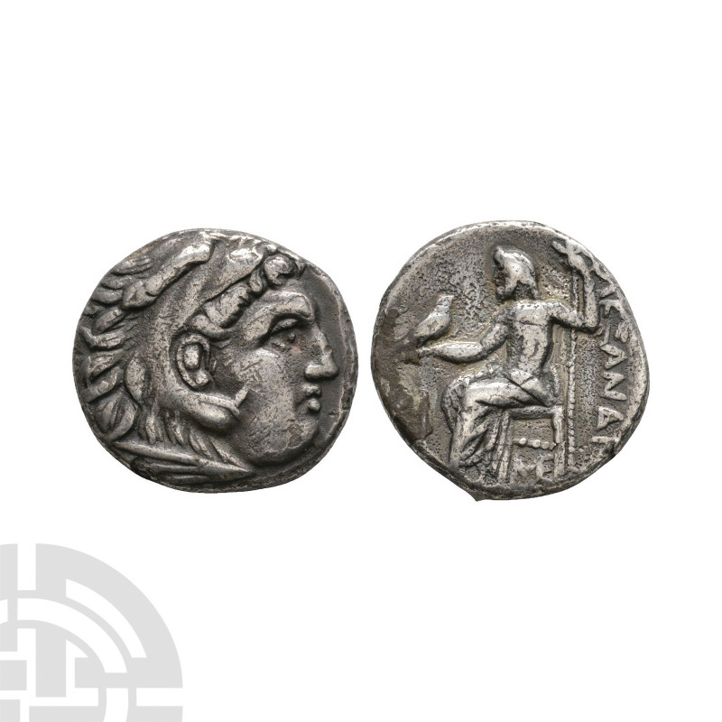 Macedonia - Alexander III (the Great) - Zeus AR Drachm 310-301 B.C. Lampsakos mi...