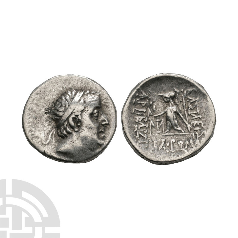 Cappadocian Kingdom - Ariobarzanes I - Athena AR Drachm 95-63 B.C. Dated Year 30...