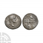 Antoninus Pius - Winged Thunderbolt AR Denarius 142 A.D. Rome mint. Obv: ANTONINVS AVG PIVS P P TR P COS II legend with laureate bust right. Rev: PROV...