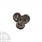 Caracalla - AR Denarii [3] 198-217 A.D. Group comprising: various issues and types. 7.63 grams total. . Found Suffolk, UK. [3, No Reserve]