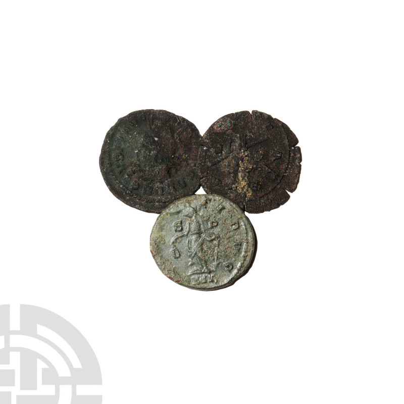 Allectus - AE Antoninianii [3] 293-296 A.D. Group comprising: reverses of Pax (2...