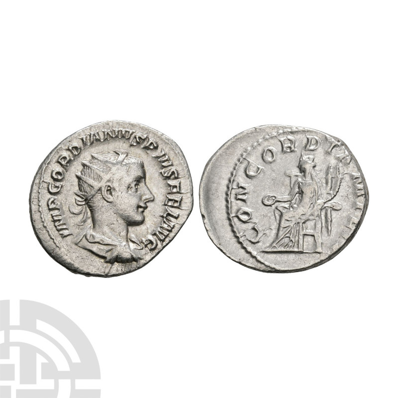 Gordian III - Concordia AR Antoninianus 240 A.D. Rome mint. Obv: IMP GORDIANVS P...