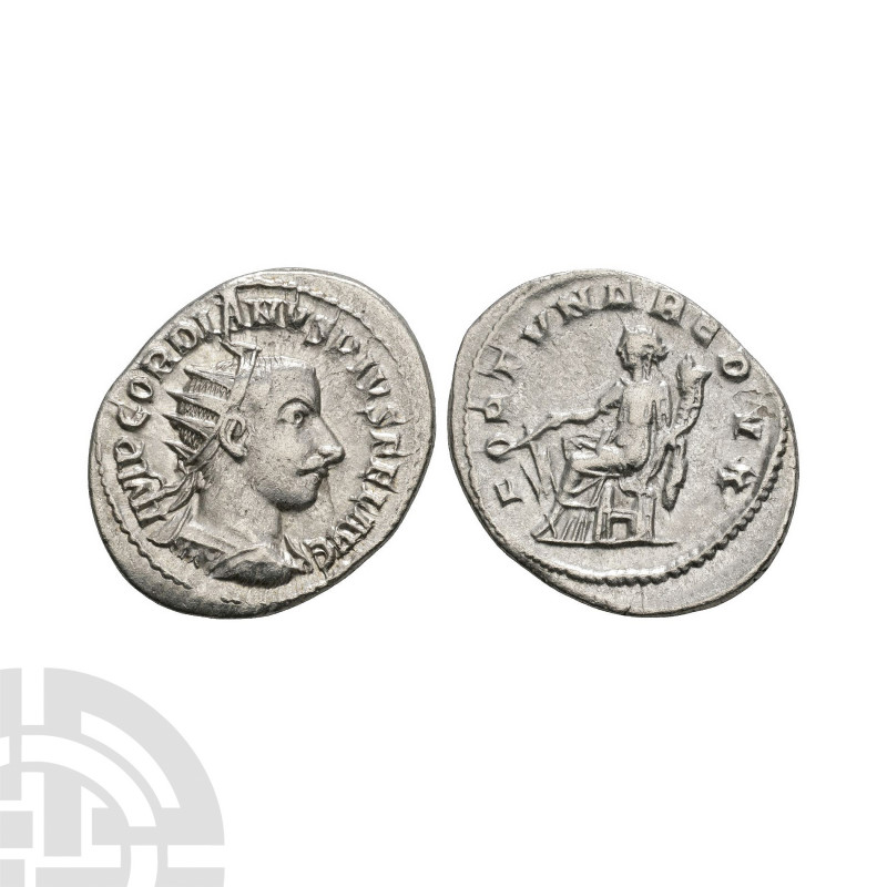 Gordian III - Fortuna AR Antoninianus 243-241 A.D. Uncertain mint (Antioch?). Ob...