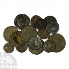Colonial Bronzes [15] Circa 3rd century A.D. Group comprising: various issues and types; various colonies and mints. 95.32 grams total. . Acquired UK ...