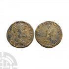 Septimius Severus - Nikopolis - Asklepios Unpublished Bronze 193-211 A.D. Magistrate Ovinius Tertullus. Obv: AY K L C CEYHROC P legend with laureate h...