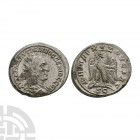 Trajan Decius - Eagle Tetradrachm 250-251 A.D. Antioch mint. Obv: AYT K G ME KY TRAIANOC DEKIOC CEB legend with radiate, draped and cuirassed bust rig...