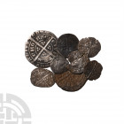 Edward I to Henry VIII - Mixed Group [8] 13th-16th century A.D. Group comprising: long cross issues, halfgroats (2), penny (sovereign type), halfpenny...