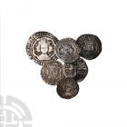 Edward III to Henry VII - Groat and Halfgroats Group [6] 14th-15th century A.D. Group comprising: Edward III, groat, halfgroats (2); Henry VII, halfgr...