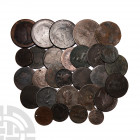 William and Mary to Victoria - Copper and Bronze Issues [30] 17th-19th century A.D. Group comprising: mixed pennies, halfpennies and farthings; with a...