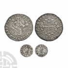 Naples and Venice - Robert of Anjou and Leonardo Loredan - AR Gigliato and Soldini 1309-1343 and 1501-1521 A.D. Naples, Robert of Anjou, gigliato; wit...