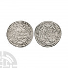 Islamic - Ayyubid - al Nasir Ayyub - AR Dirham 598-611 h. Obv: inscription within tressure with legend. Rev: inscription within tressure with legend. ...