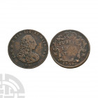 Italian States - Naples and Sicily - 1756 - 3 Tornesi Dated 1756 A.D. Obv: profile bust with CAR D G UTR SIC ET HIER REX legend. Rev: PUBLICA / LÆTI /...