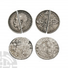 Spain and UK - Counterfeit Coin group [2] 20th century A.D. Group comprising: Spain, Philip IV, 1719, 2 reales, later copy; with UK, George V, 1916, f...